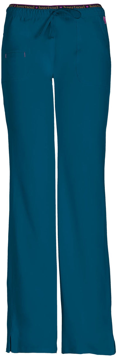 Caribbean Blue - HeartSoul Break On Through Low Rise Drawstring Pant