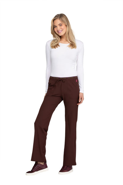 Espresso - HeartSoul Break On Through Low Rise Drawstring Pant