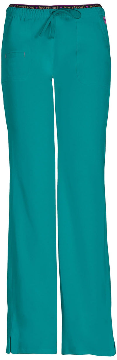 Teal Blue - HeartSoul Break On Through Low Rise Drawstring Pant