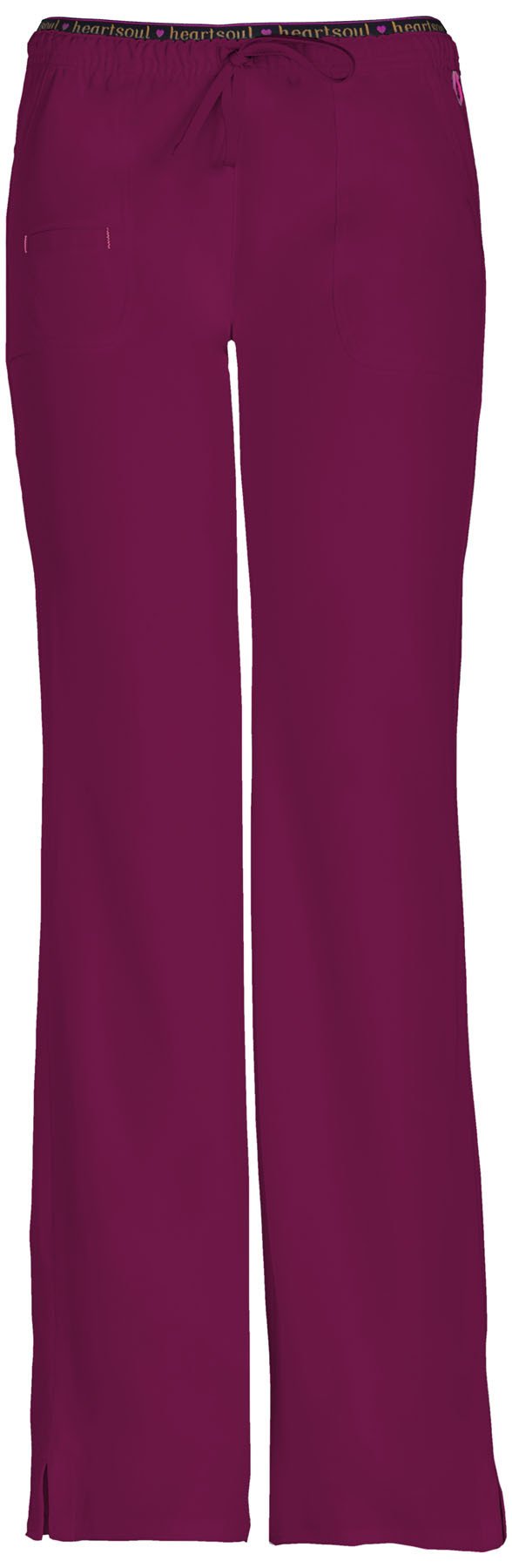 Wine - HeartSoul Break On Through Low Rise Drawstring Pant