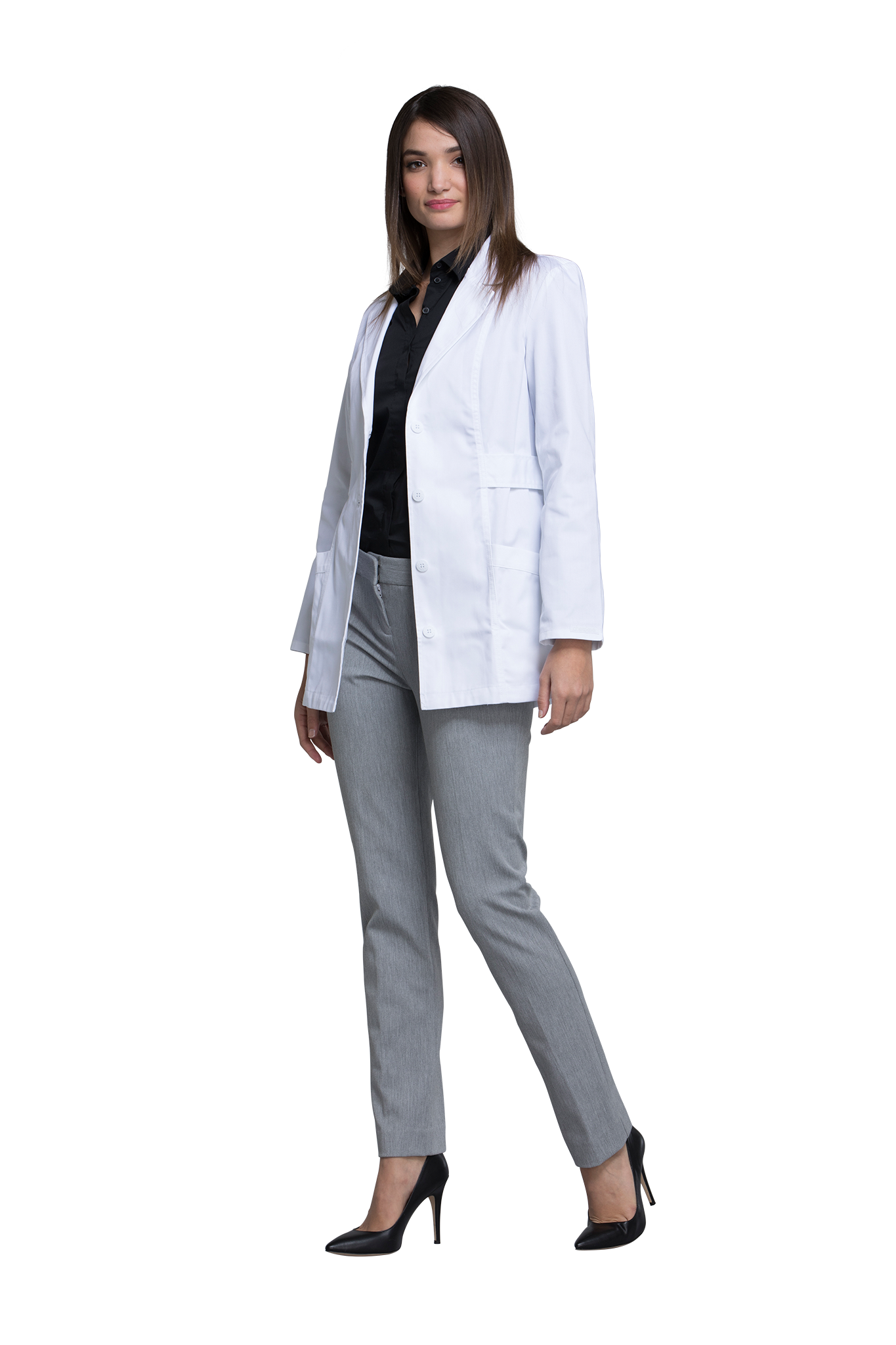White - Cherokee Lab Coats 30" Women's Lab Coat