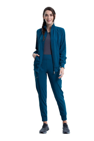 Caribbean Blue - Cherokee Infinity Zip Front Jacket
