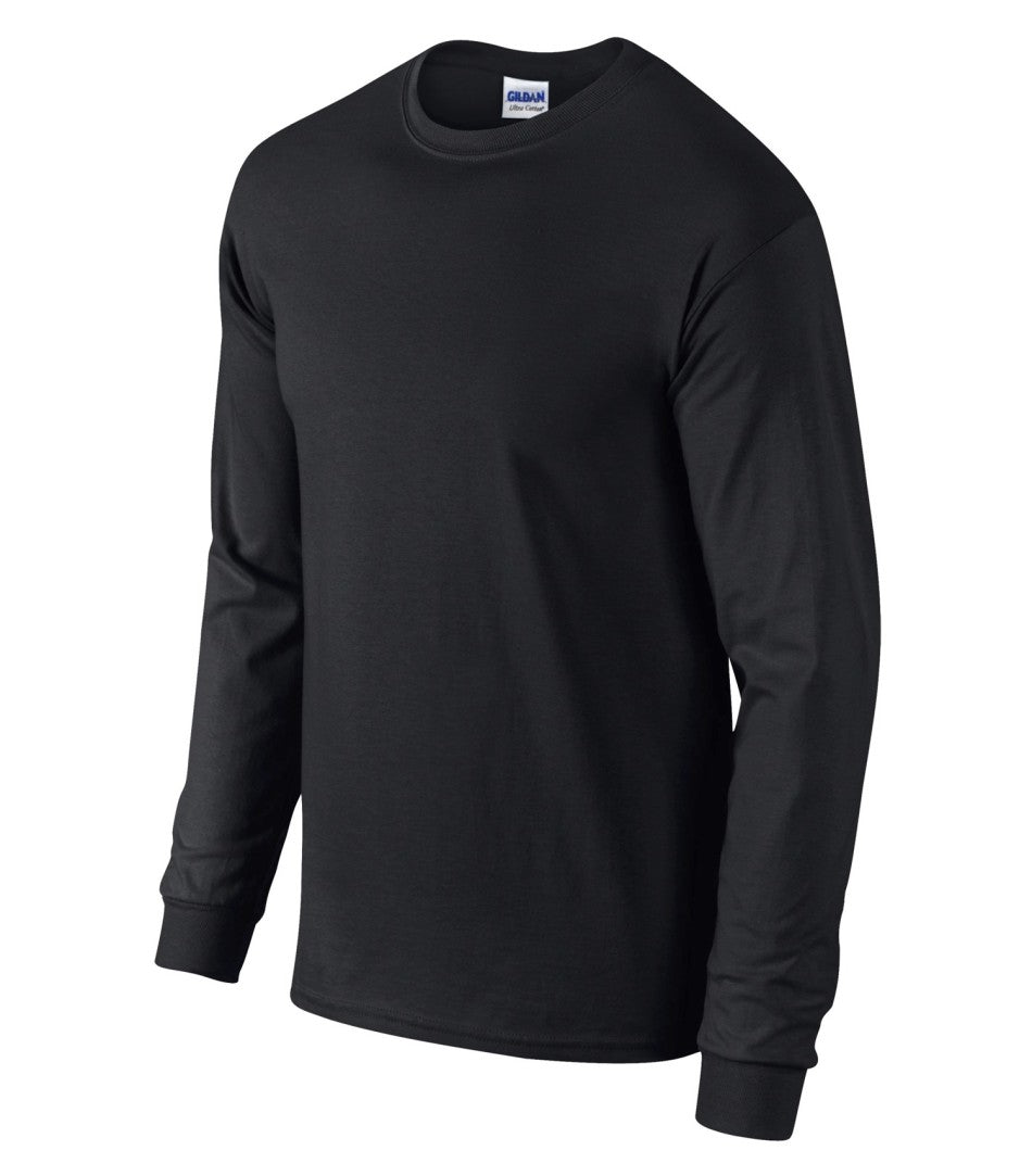 Black - Gildan Long Sleeve T-Shirt
