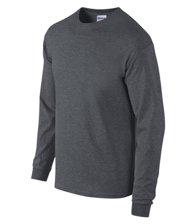 Dark Heather - Gildan Long Sleeve T-Shirt