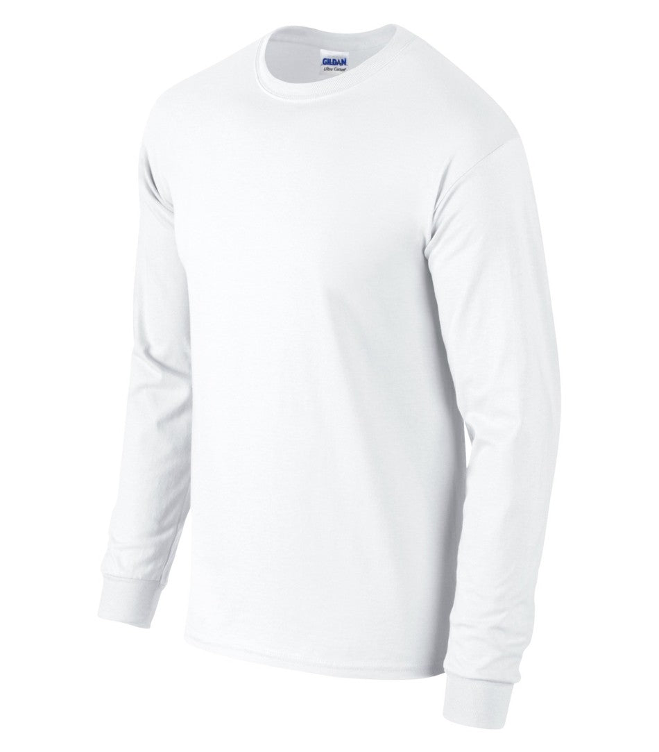 White - Gildan Long Sleeve T-Shirt