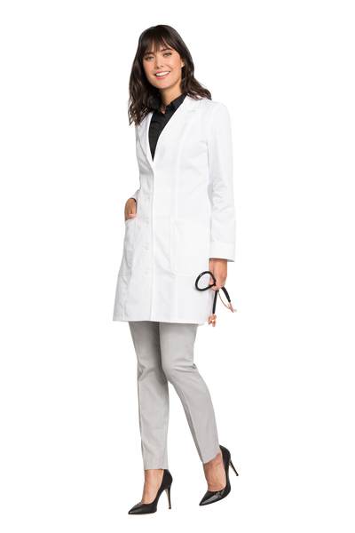 White - Cherokee Lab Coats 36” Women's Lab Coat