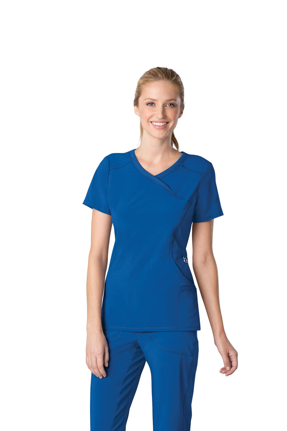 Royal - Cherokee Infinity Mock Wrap Top