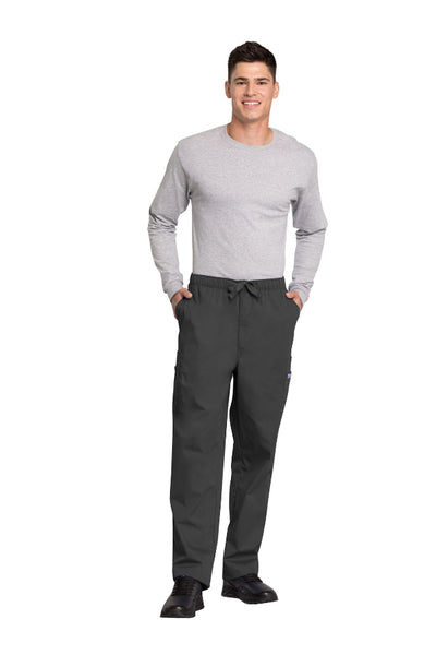 Pewter - Cherokee Workwear Originals Men's Fly Front Cargo Pant