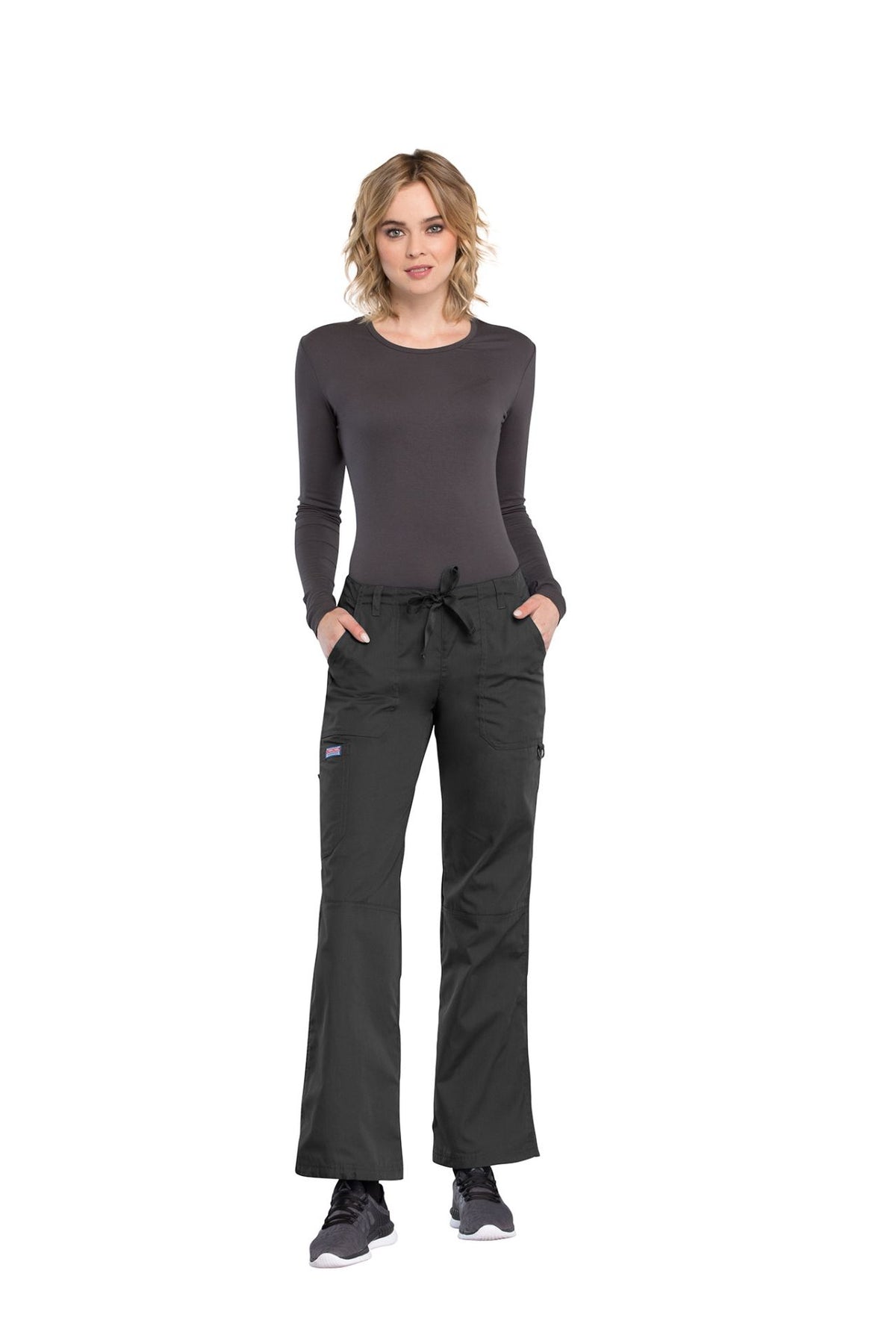 Cherokee Drawstring Cargo, Women's Scrub Pants