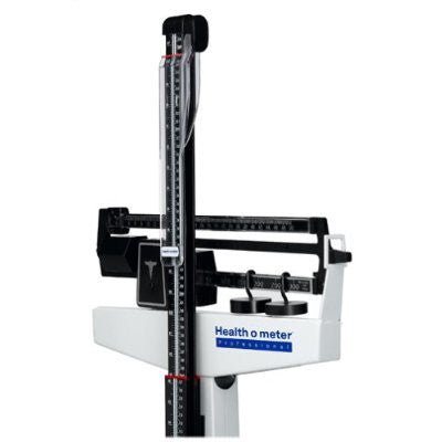 Health O Meter Professional 450KLWH Mechanical Beam Scale, Wheels
