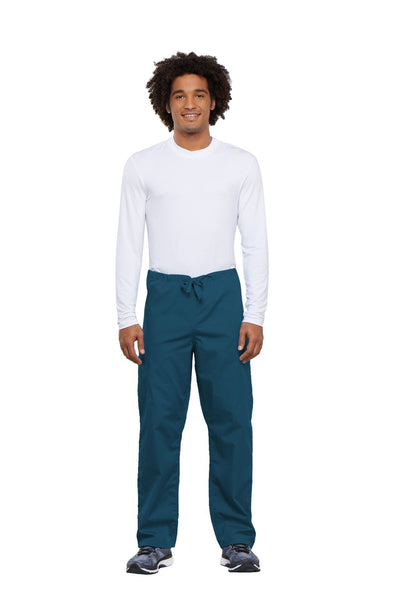 Caribbean Blue - Cherokee Workwear Originals Unisex Drawstring Cargo Pant