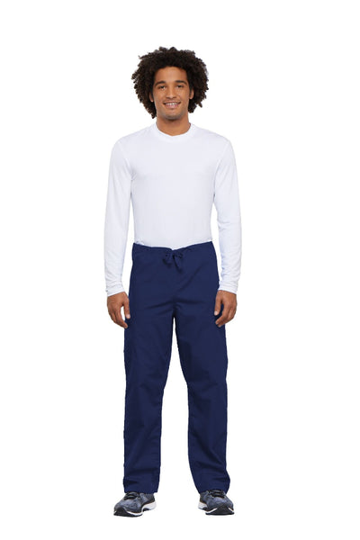 Navy - Cherokee Workwear Originals Unisex Drawstring Cargo Pant