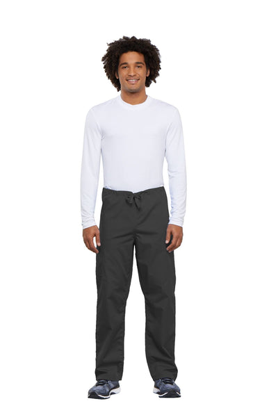 Pewter - Cherokee Workwear Originals Unisex Drawstring Cargo Pant