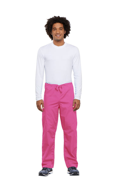 Shocking Pink - Cherokee Workwear Originals Unisex Drawstring Cargo Pant