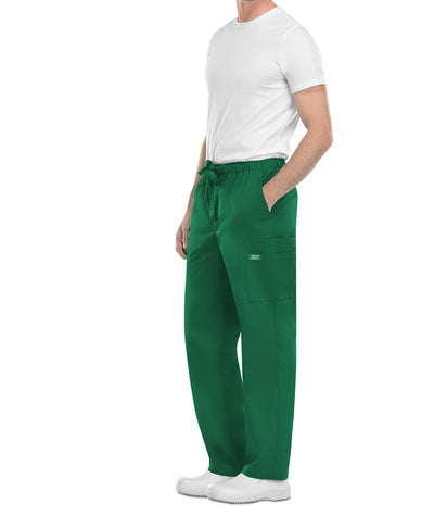 Hunter Green - Cherokee Workwear Core Stretch Men's Fly Front Cargo Pant
