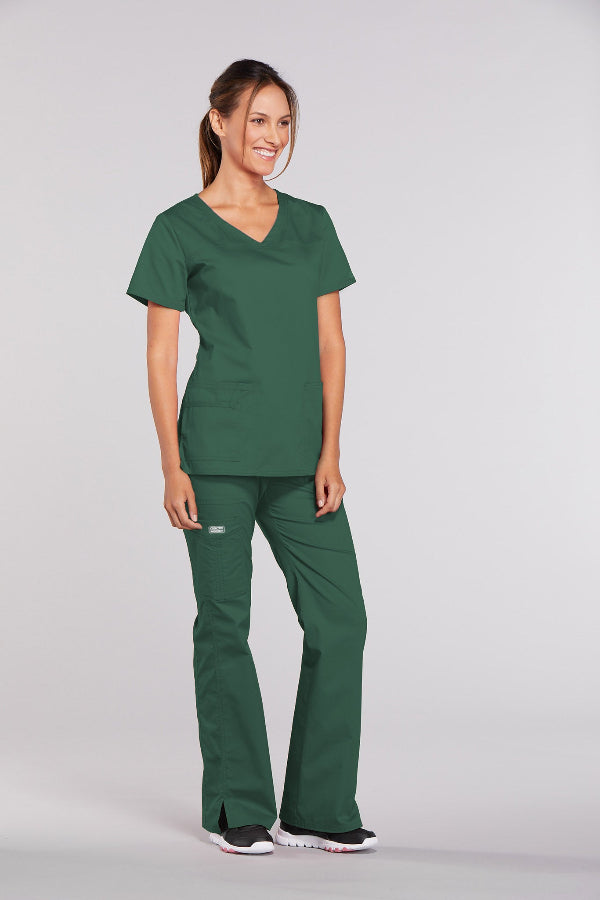 Hunter - Cherokee Workwear Core Stretch V-Neck Top