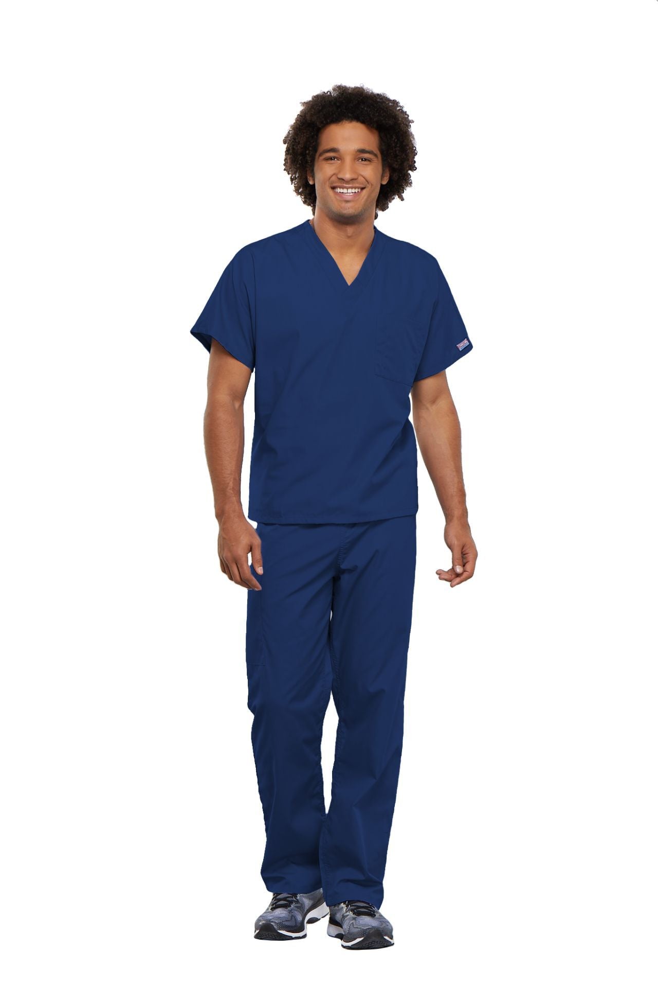 Galaxy Blue - Cherokee Workwear Originals Unisex V-Neck Tunic