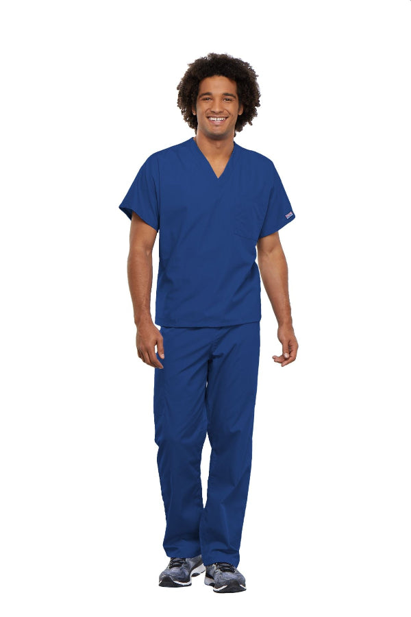 Royal - Cherokee Workwear Originals Unisex V-Neck Tunic
