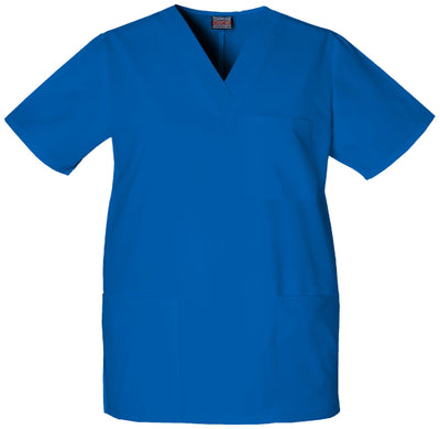 Royal - Cherokee Workwear Originals Unisex V-Neck Top