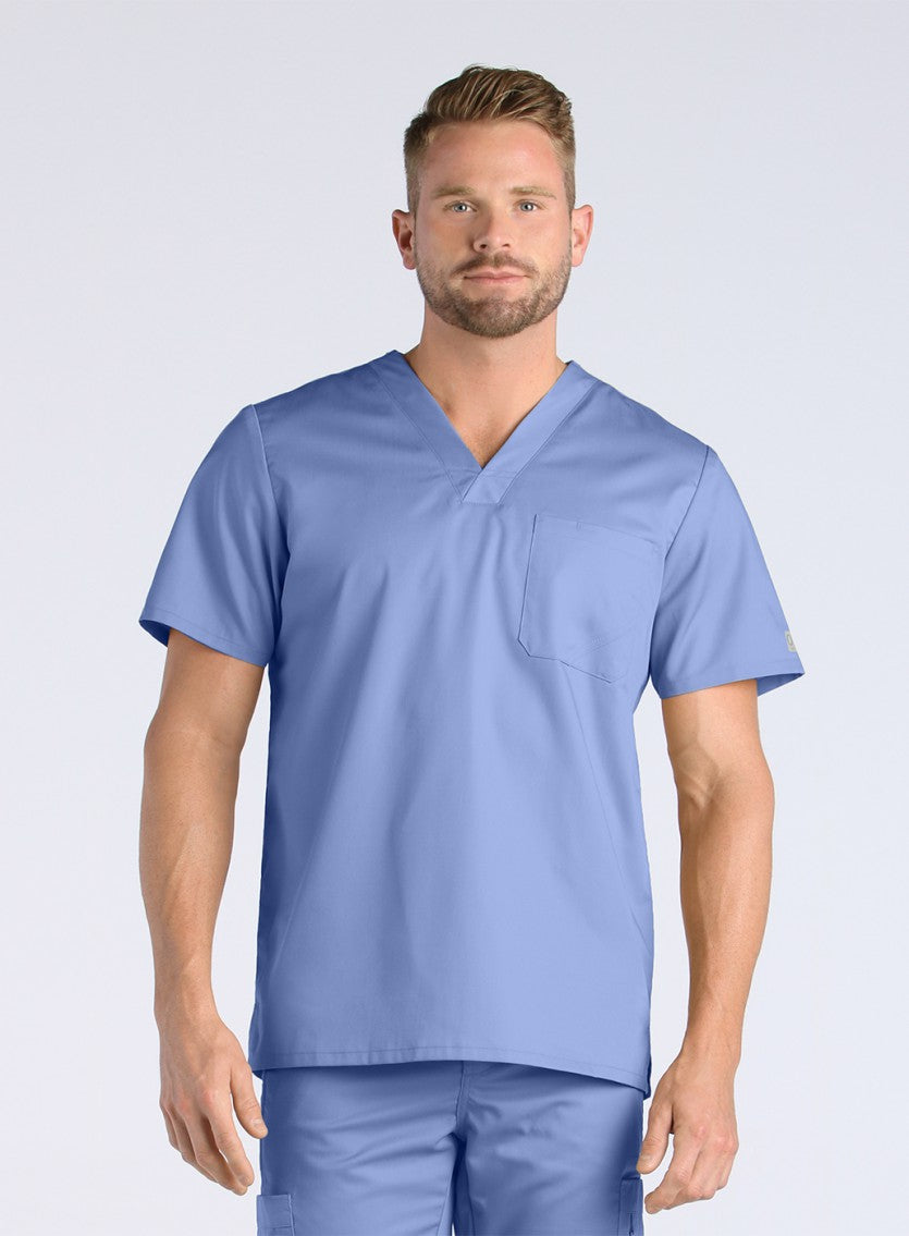 Ceil Blue - Maevn EON Men's V-Neck Top