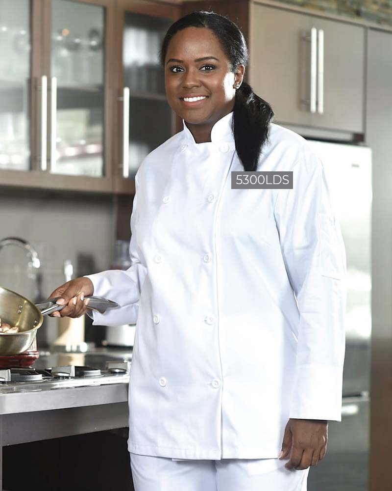White - Premium Uniforms Ladies' Chef Coat
