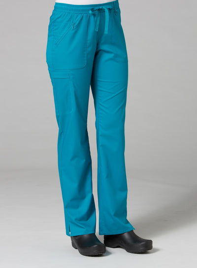 Teal Blue - Maevn EON Elastic Zipper Pocket Cargo Pant