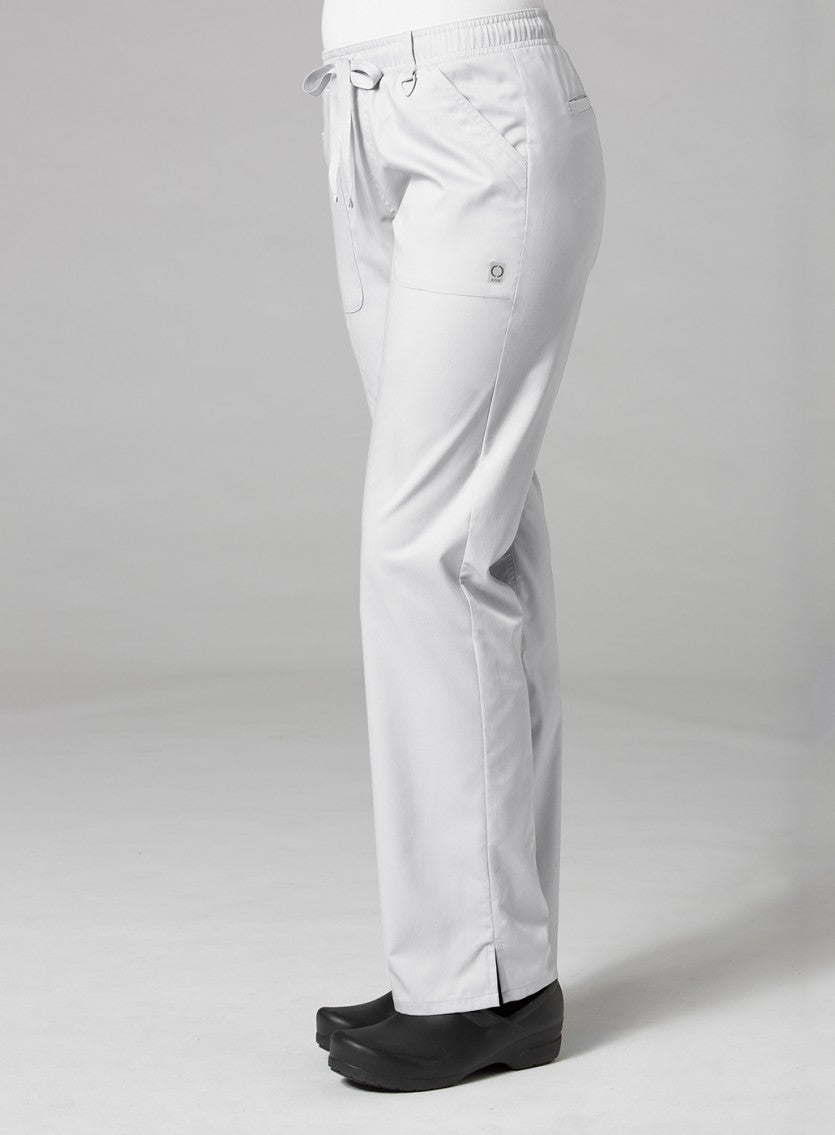 White - Maevn EON Elastic Zipper Pocket Cargo Pant