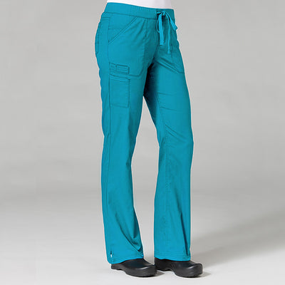 Teal Blue - Maevn PrimaFlex Inner Beauty Straight Leg Pant