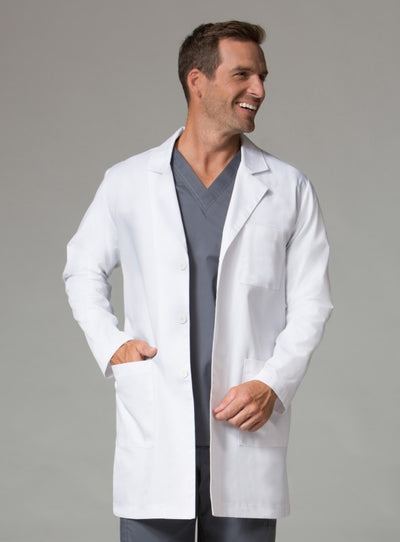 White - Maevn Core Unisex Lab Coat