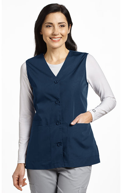 Navy - White Cross Classics Vest