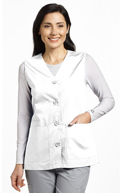 White - White Cross Classics Vest