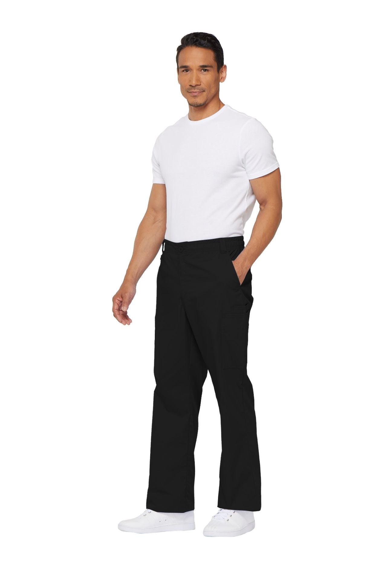 Black - Dickies EDS Signature Men's Natural Rise Zip Fly Pull On Pant