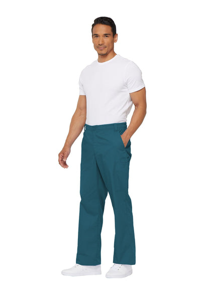 Caribbean Blue - Dickies EDS Signature Men's Natural Rise Zip Fly Pull On Pant