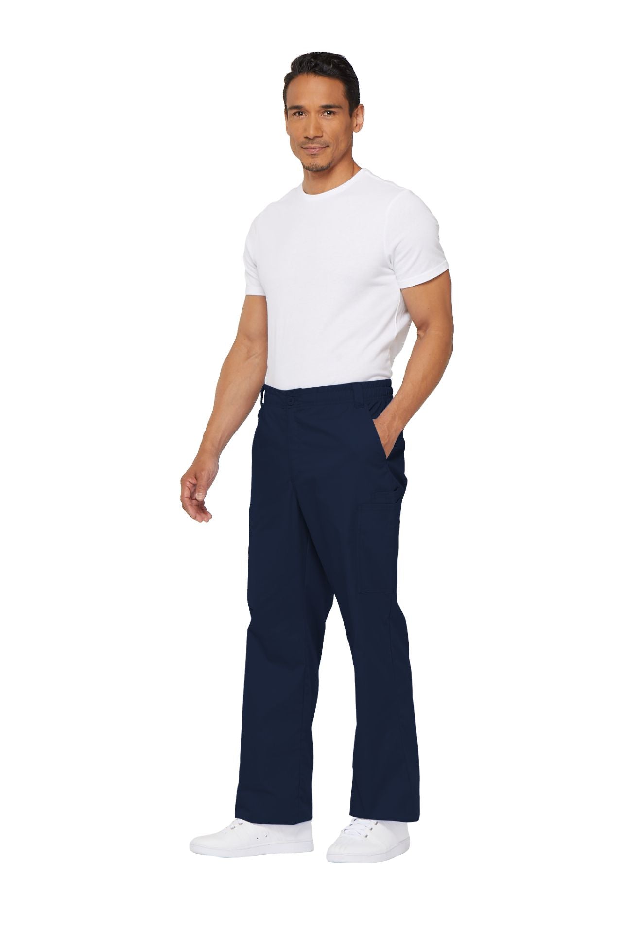 Navy - Dickies EDS Signature Men's Natural Rise Zip Fly Pull On Pant
