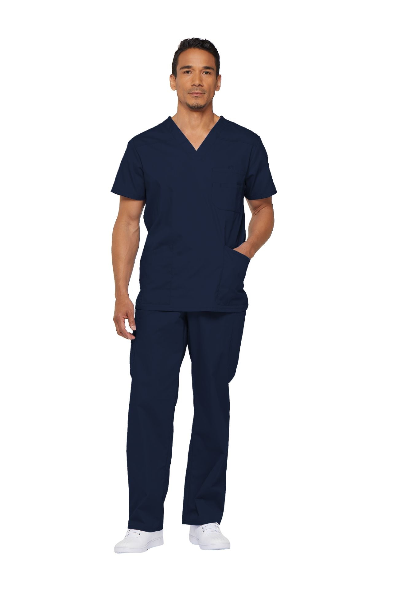 Navy - Dickies EDS Signature Men's V-Neck Top