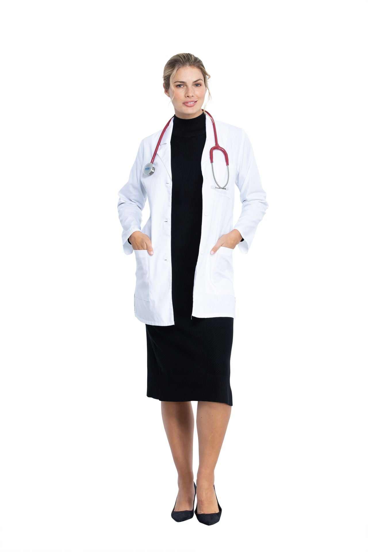 Dickies White - Dickies Lab Coats 32" Women's Lab Coat