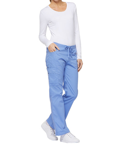 Ciel Blue - Dickies EDS Signature Mid Rise Drawstring Cargo Pant