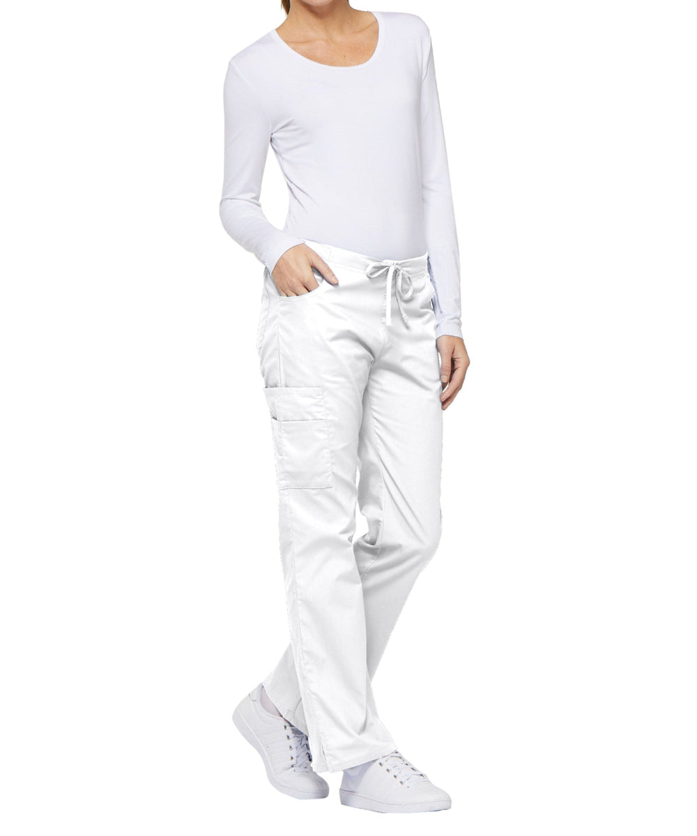 White - Dickies EDS Signature Mid Rise Drawstring Cargo Pant