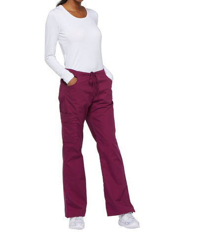 Wine - Dickies EDS Signature Mid Rise Drawstring Cargo Pant