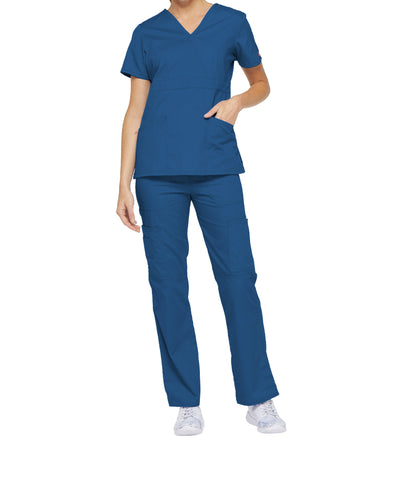 Royal - Dickies EDS Signature Mock Wrap Top