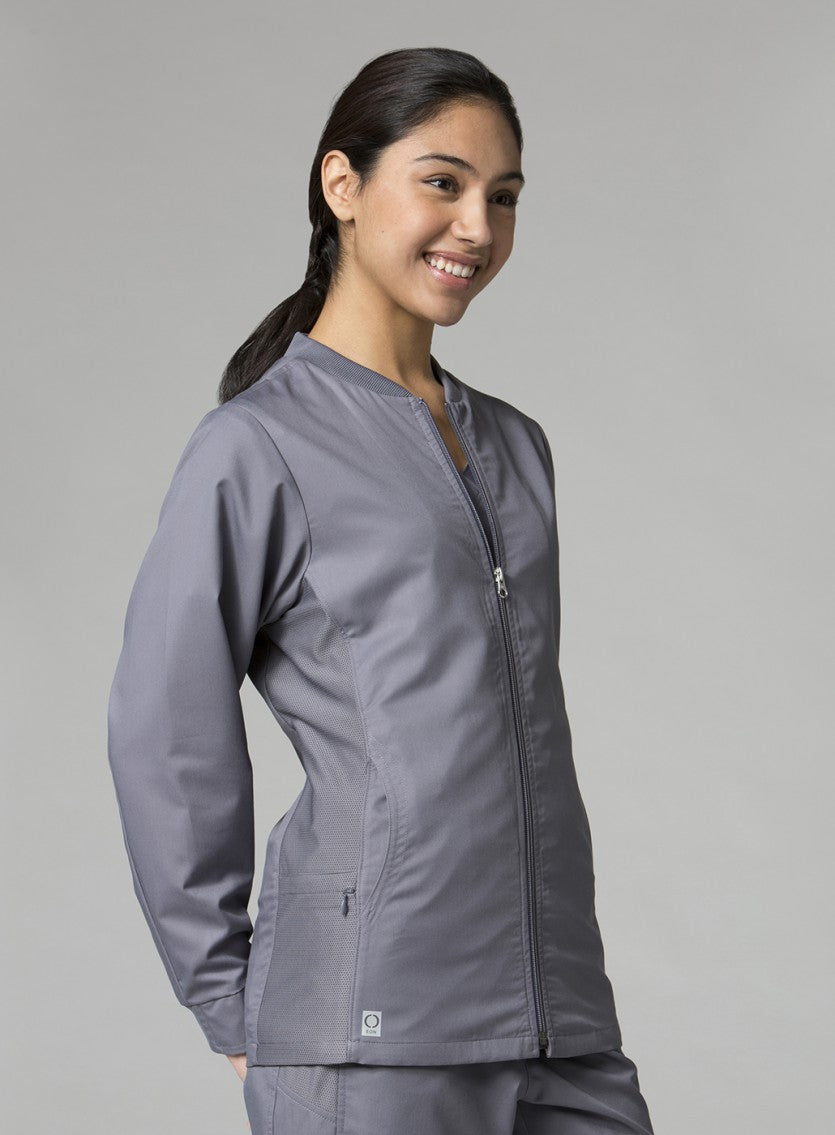 Pewter - Maevn EON Sporty Mesh Panel Jacket