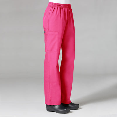 Hot Pink - Maevn Core Elastic Cargo Pant