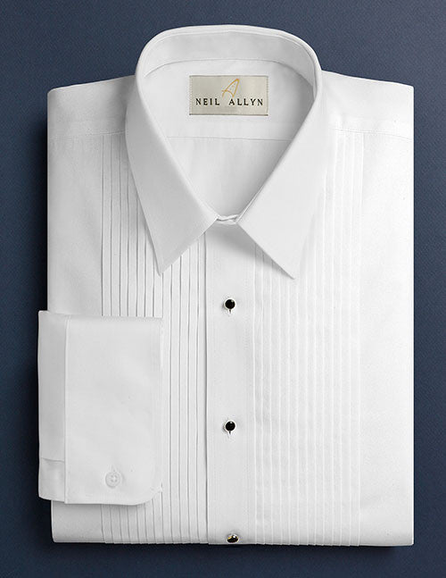 Neil Allyn Men's Laydown Collar Tuxedo Shirt