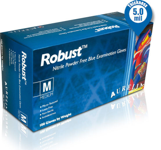 Supermax Canada Aurelia Robust Powder Free Nitrile Gloves - Avida Healthwear Inc.