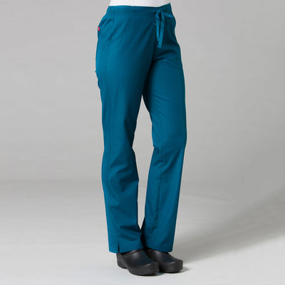 Caribbean Blue - Maevn Red Panda Half Elastic Pant
