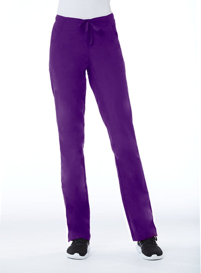 Eggplant - Maevn Red Panda Half Elastic Pant