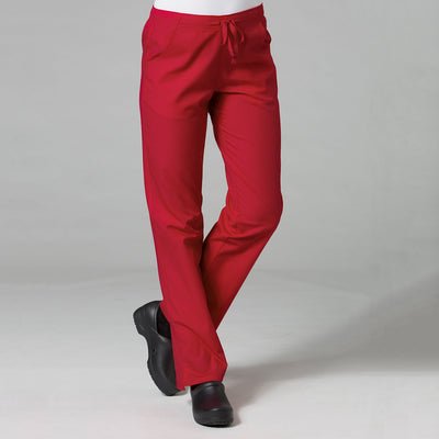 Red - Maevn Red Panda Half Elastic Pant