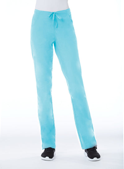 Turquoise - Maevn Red Panda Half Elastic Pant