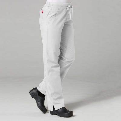 White - Maevn Red Panda Half Elastic Pant