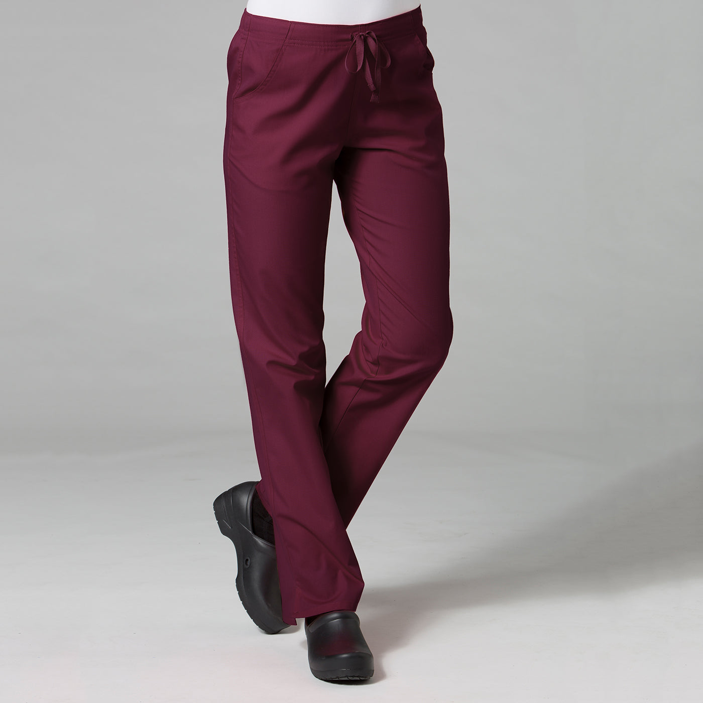 Wine - Maevn Red Panda Half Elastic Pant